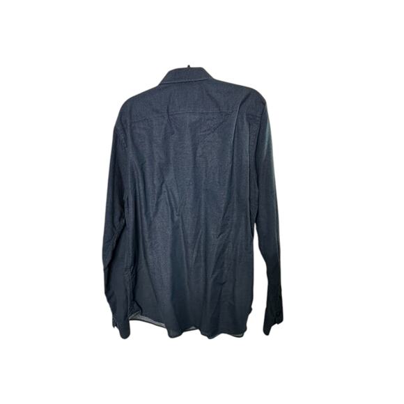 Robert Graham Tailored Fit Navy & White Polka Dot Button-Up Shirt Men's Size XL - Picture 4 of 6